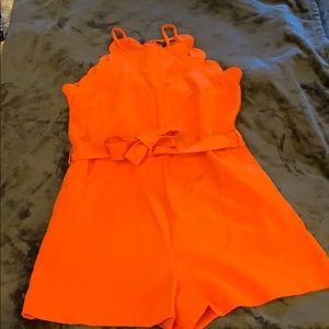 Victoria Beckham for Target orange romper